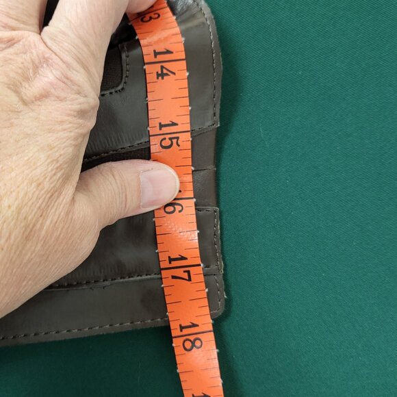 Bandolino leather wide calf tall knee-high boots brown EUC size 10M Bdulla style - Picture 7 of 9